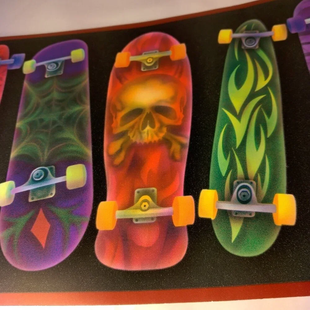 Chesapeake Skateboard Wallpaper Border 3 Rolls 45 Feet Total Skate Skater 8